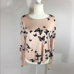 H&M long sleeve Blouse M butterfly's H&M long sleeve Blouse M butterfly's