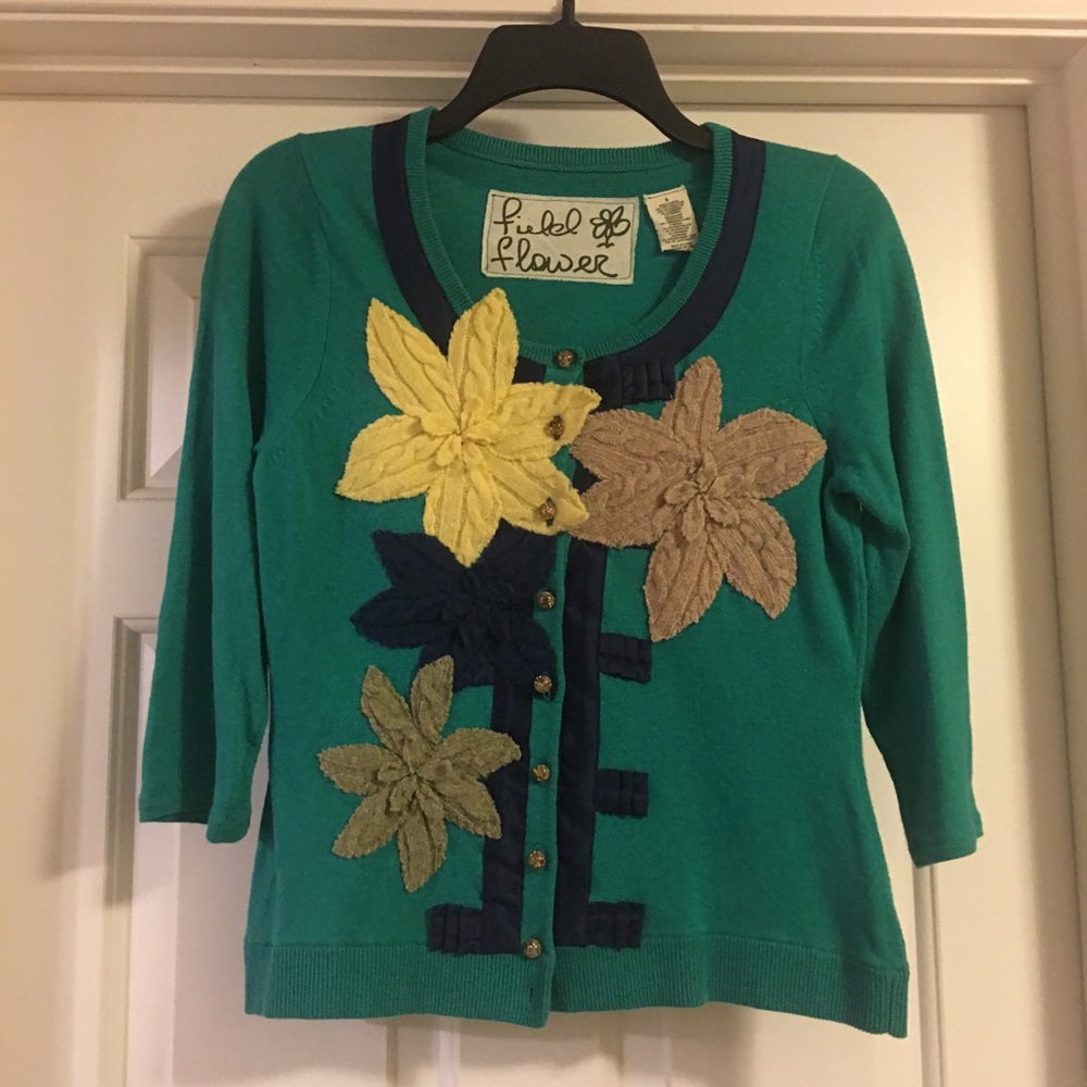 Adorable embellished cardigan! EUC