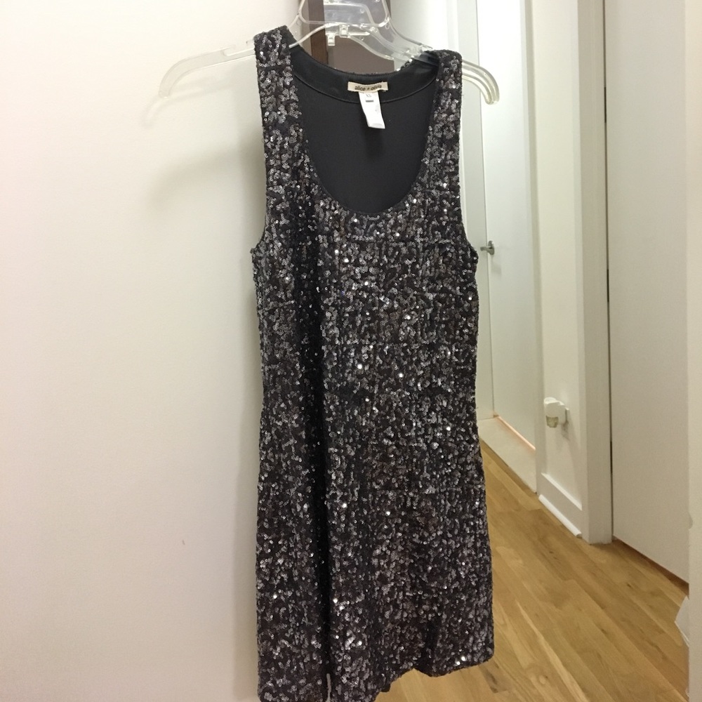 Alice + Olivia Sequin Cocktail Dress