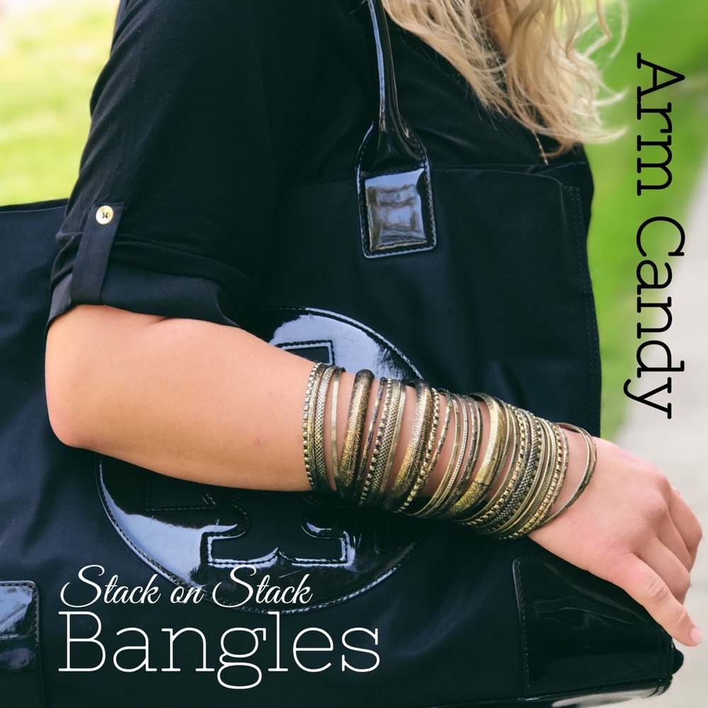  Stack 'em Up Bronze Bangles
