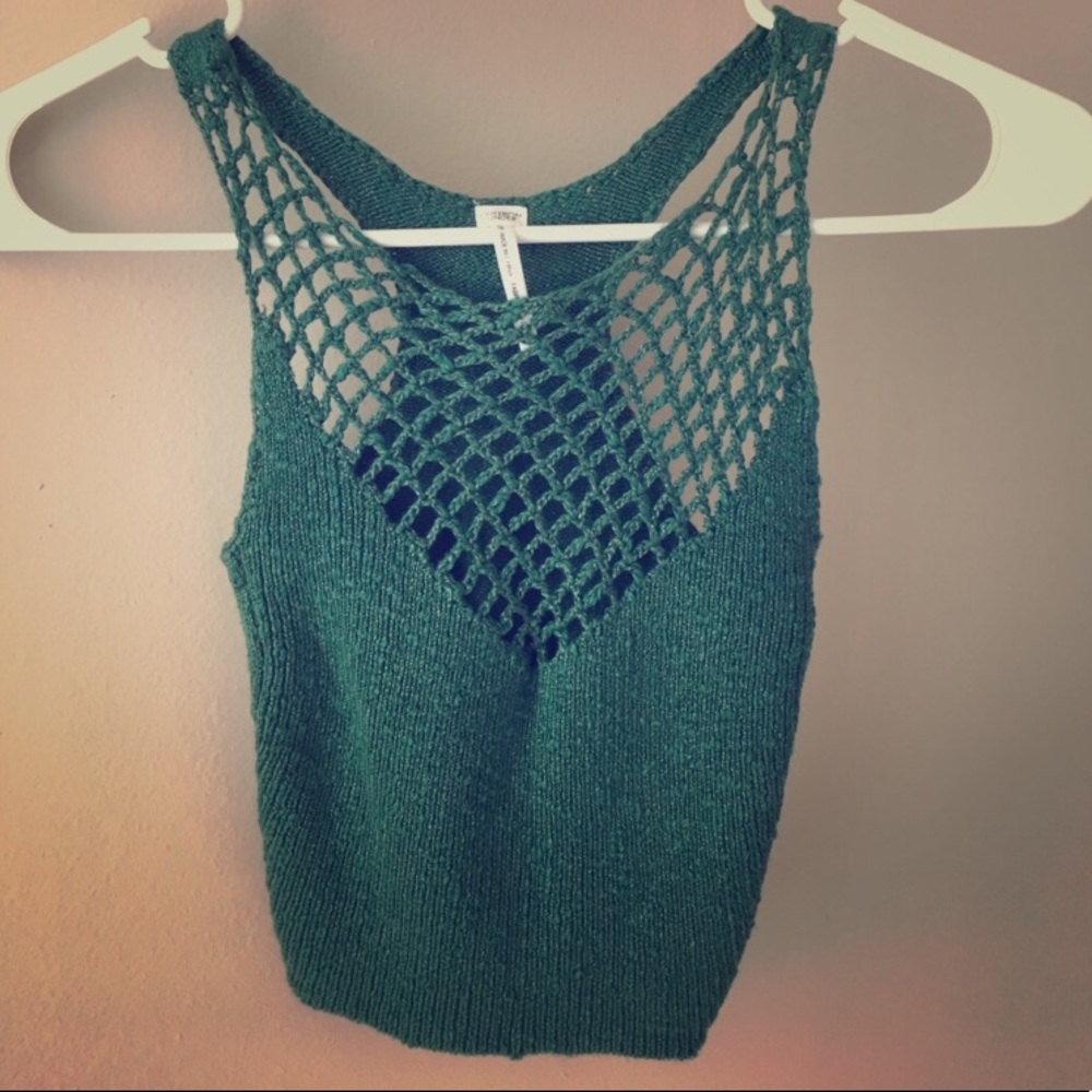Urban outfitters crochet crop top