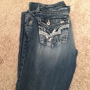 Big star denim jeans ultra low rise