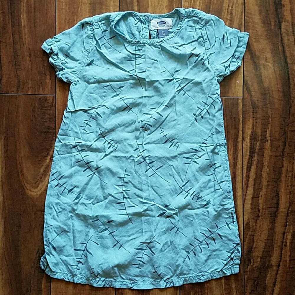 Greenish Blue kids dress