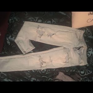 AE distressed jegging