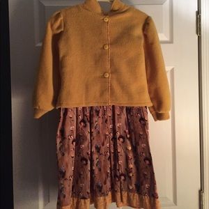 Handmade Floral Jumper, Fleece Jacket & Matching👒