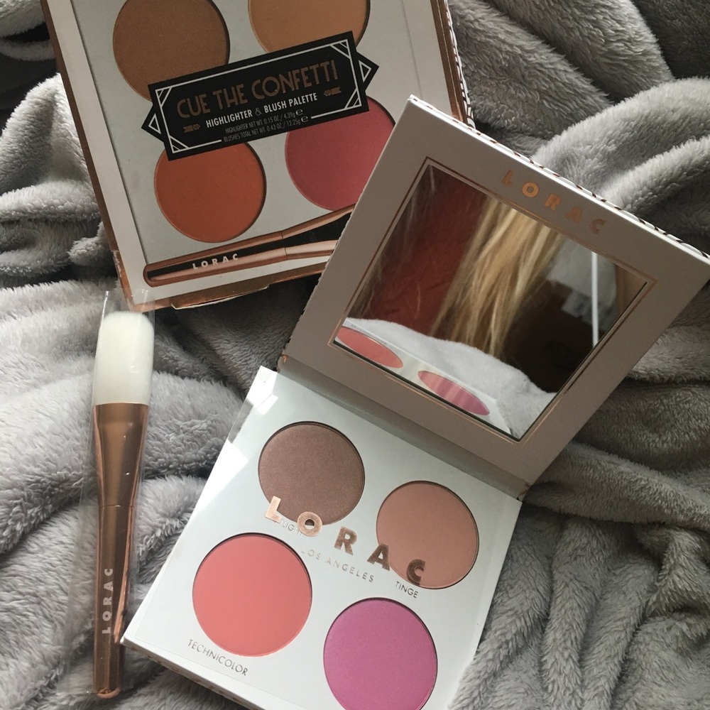Lorac Highlighter n Blush Cue the Confetti Palette - Picture 2 of 6