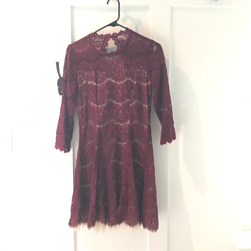 Lace cocktail dress