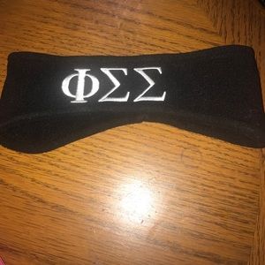Cute phi sigma sigma fleece headband ear warmer