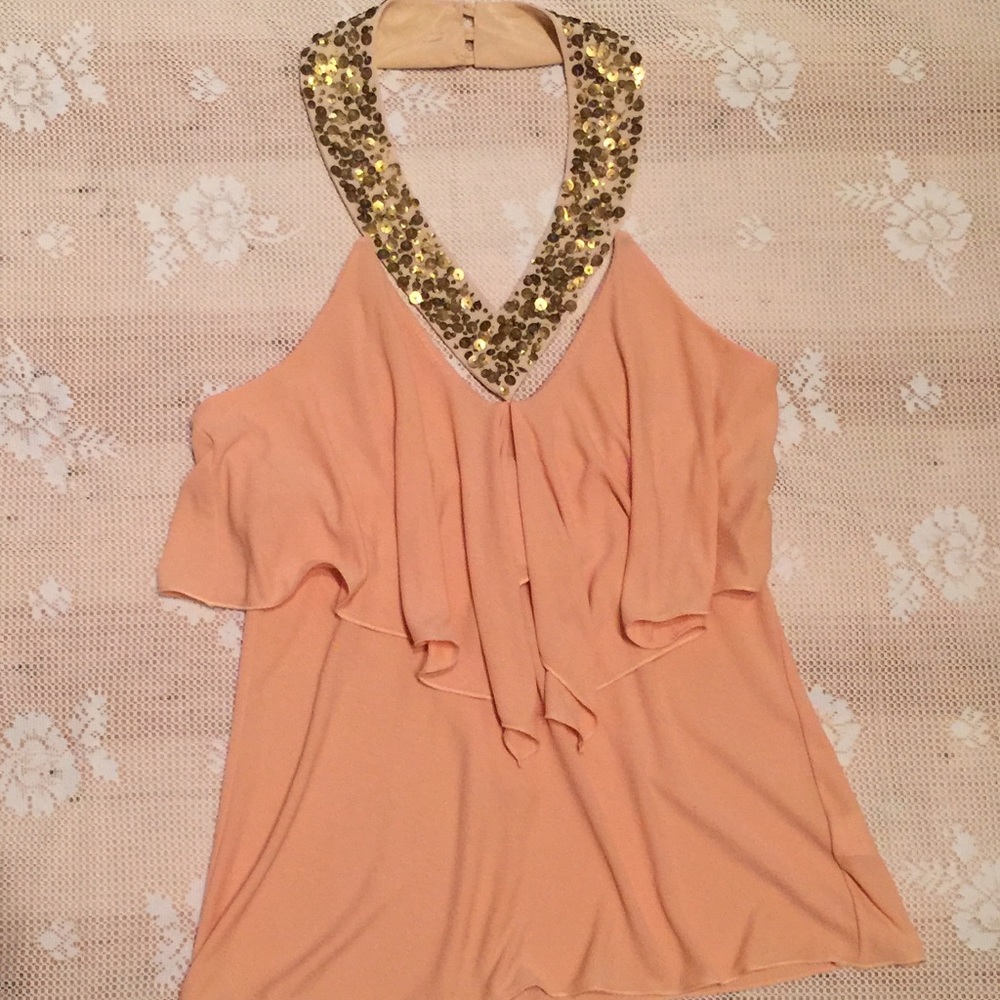 Development sequin tank top