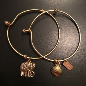 Pair of Lilly Pulitzer Gold Bracelets. Pair of Lilly Pulitzer Gold Bracelets.