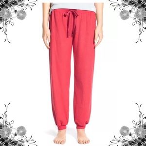 {BP} Juniors Red Beauty Fleece Drawstring PJ Pants {BP} Juniors Red Beauty Fleece Drawstring PJ Pants
