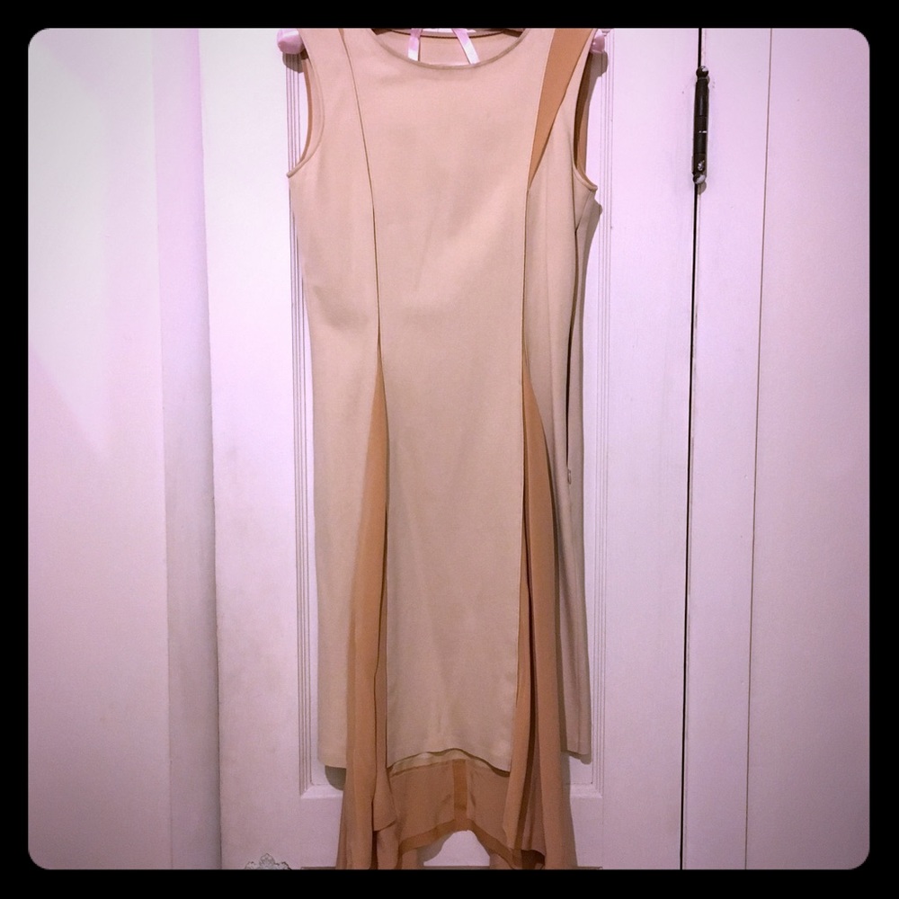 Maison Margiela blush crêpe dress