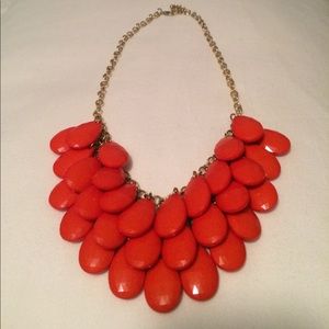 Orange Statement Necklace
