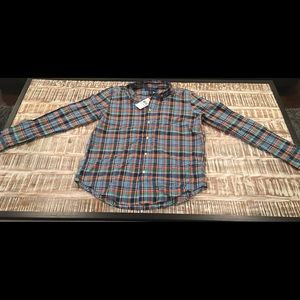 Big kids Ralph Lauren plaid button up
