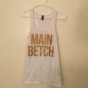 Bachelorette party "Main Betch" tank
