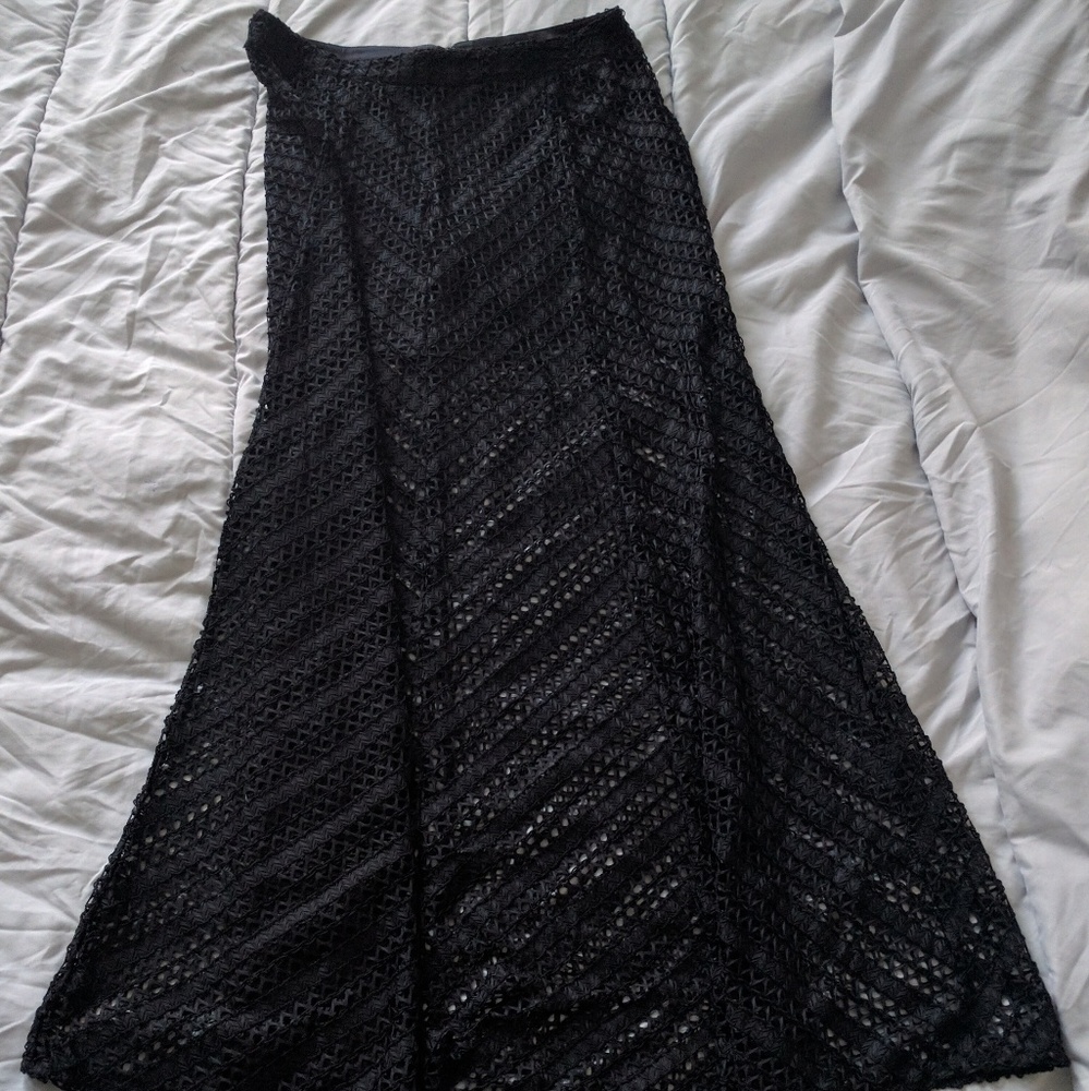 H&M Lace Maxi Skirt