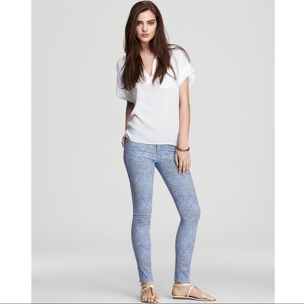 Paige Verdugo Ultra Skinny Paisley Jean