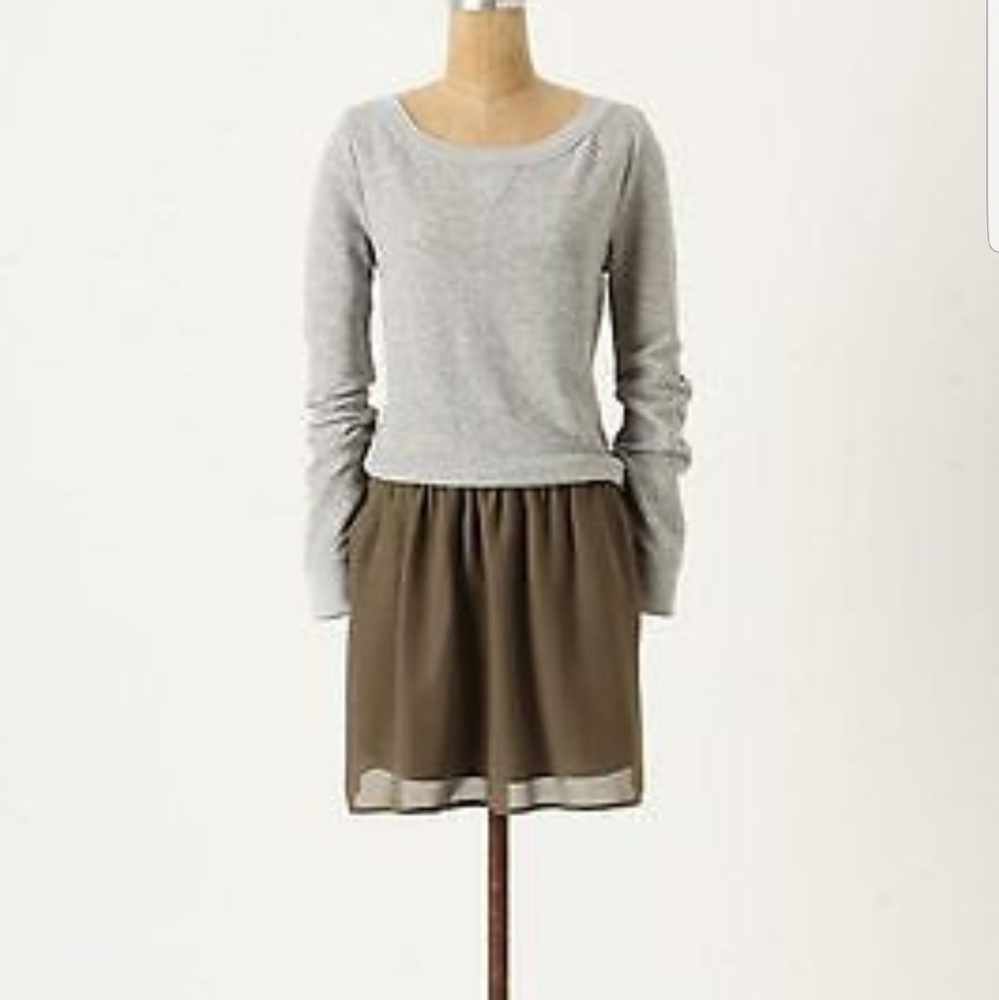 SOLD Deletta Anthropolgie Sweatshirt Dress