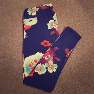 LuLaRoe TC floral leggings