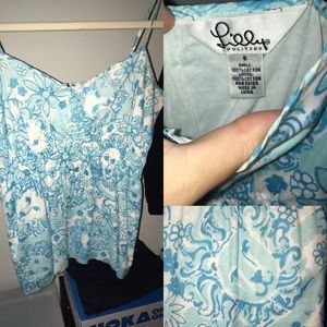 Lilly Pulitzer Golden Lion tank