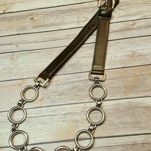 FOSSIL Leather and Chain belt FOSSIL Leather and Chain belt