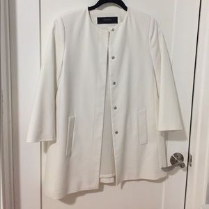 White "Zara Basics"Jacket/Blazer White "Zara Basics"Jacket/Blazer