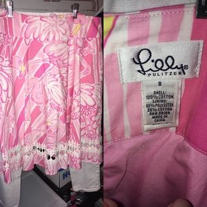 Lilly Pulitzer Pink Neckin' midi skirt