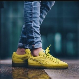 Lime Suede Pumas! Lime Suede Pumas!