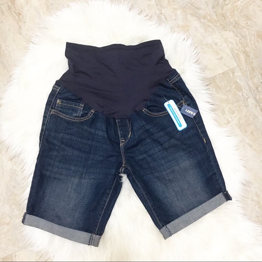 NWT Old Navy Maternity Shorts Full Panel Size 8
