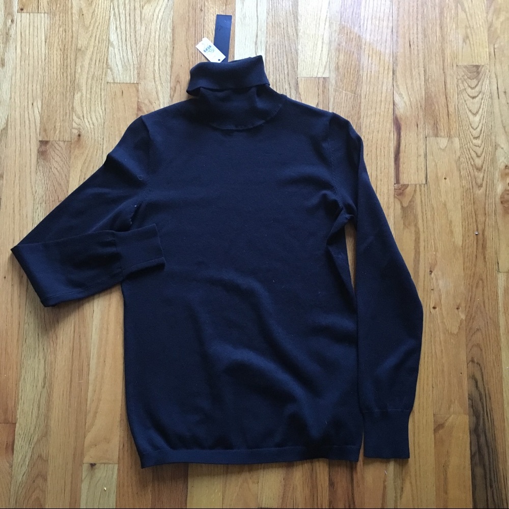 Talbots NWT black turtleneck