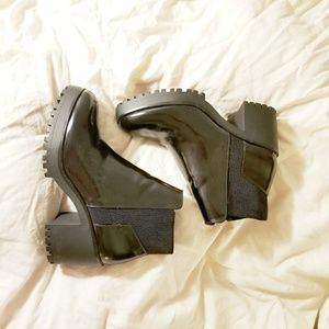 Zara Platform Booties Zara Platform Booties