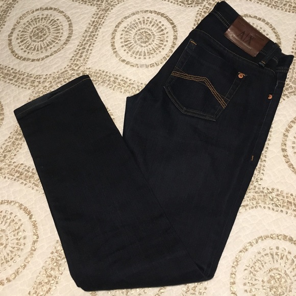 Armani Exchange Dark Blue Jeans - Picture 1 of 3