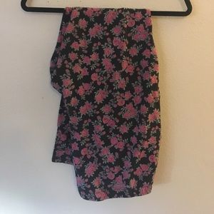 Size 3 Torrid Rose Print Leggings