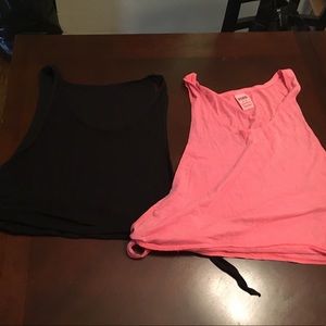 2 tank tops with open sides