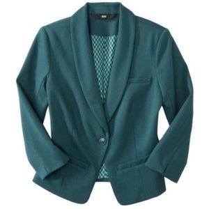 Teal "Sweatshirt" Blazer Teal "Sweatshirt" Blazer