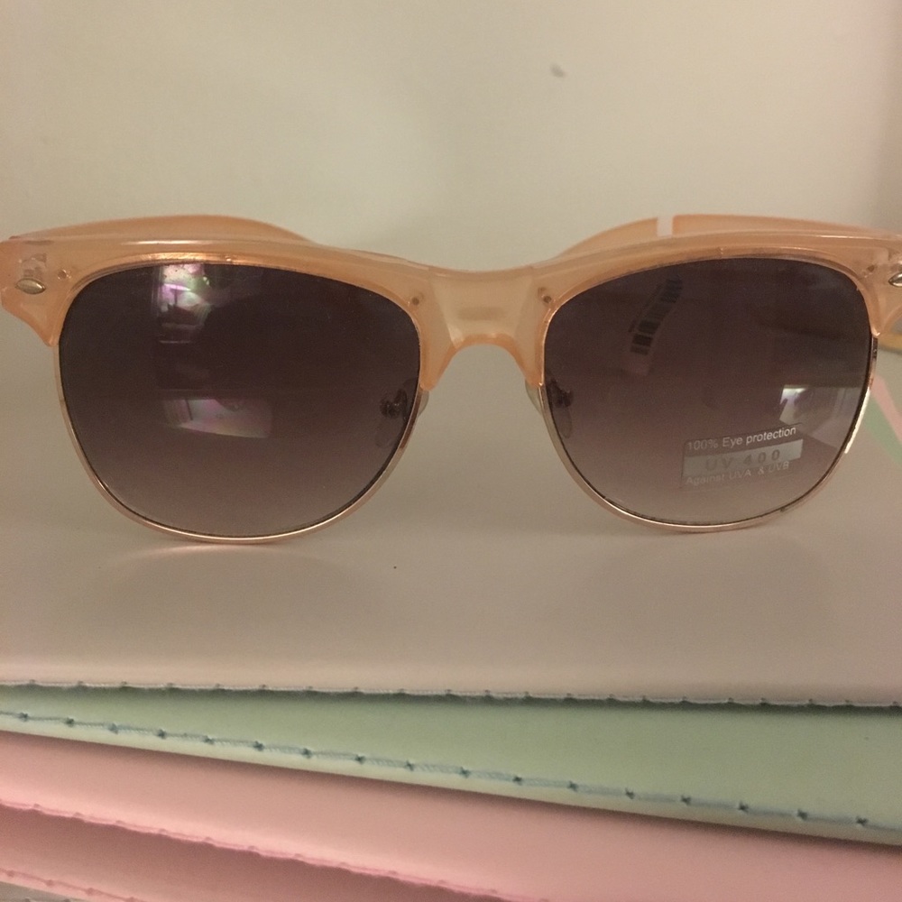New pale pink sunglasses
