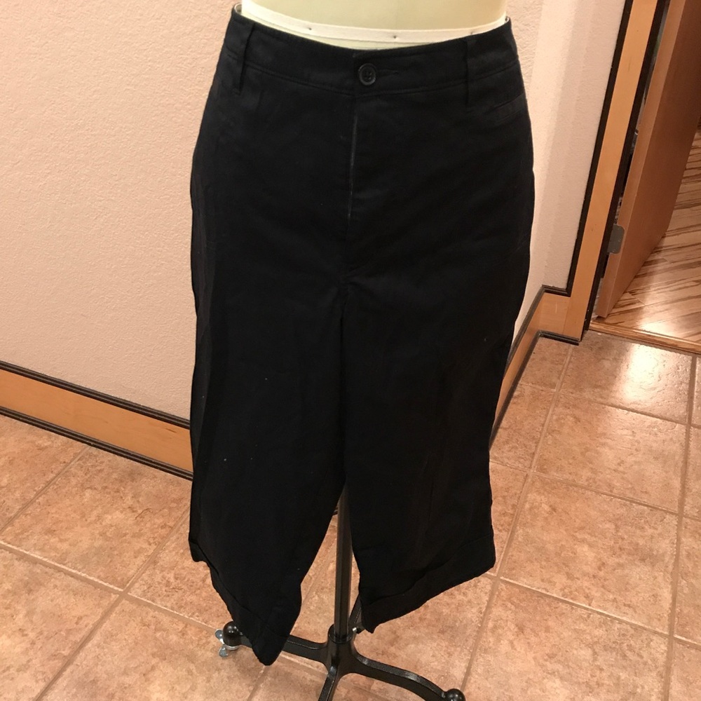 Black Crop Pants
