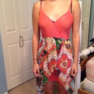 Misses Dress, high low, size M