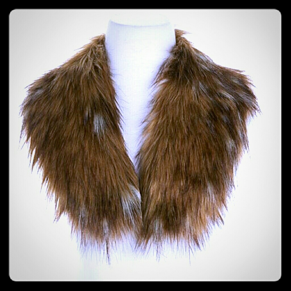 Finn Raccoon Liz Lange Faux Fur Collar