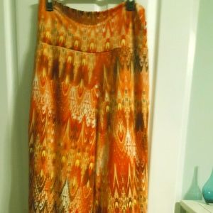 Zac & Rachel polyester flowy chic pants