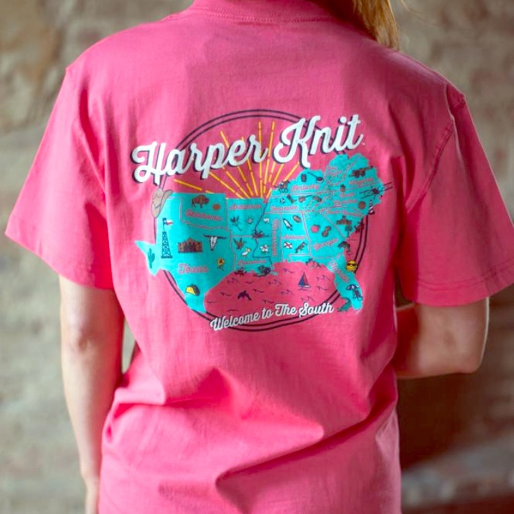 Harper Knit Southern Pocket Tee XL
