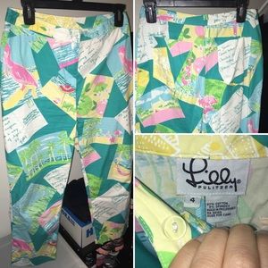 Lilly Pulitzer Postcards from Boca mid calf pant