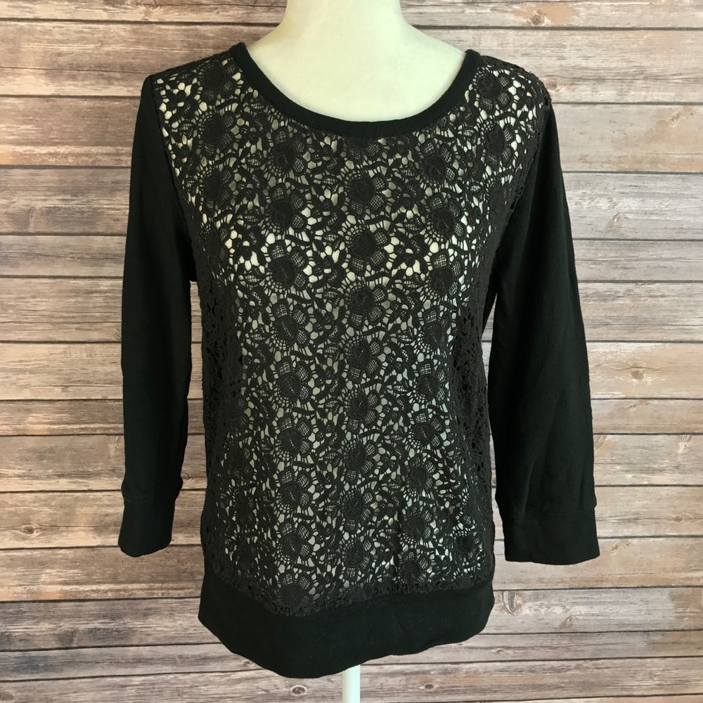 Loft Lace Front Top