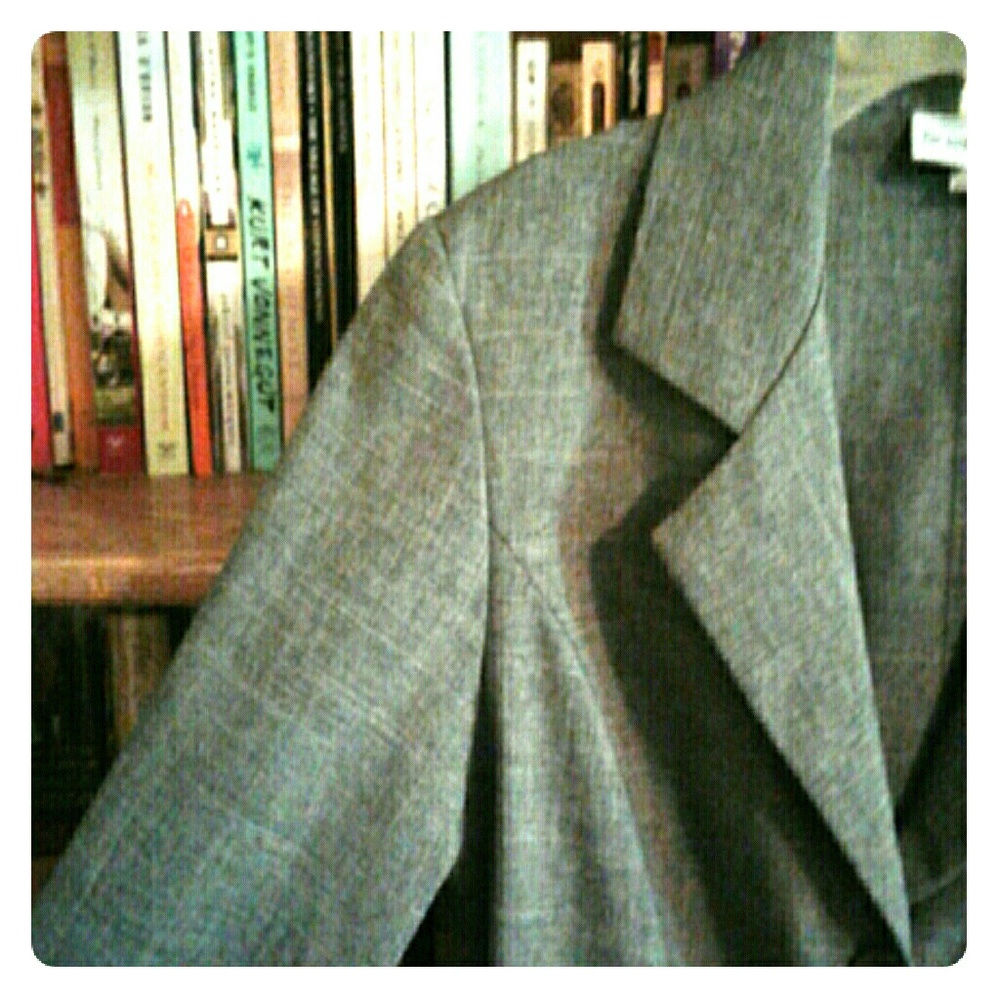 Gray A-line Blazer