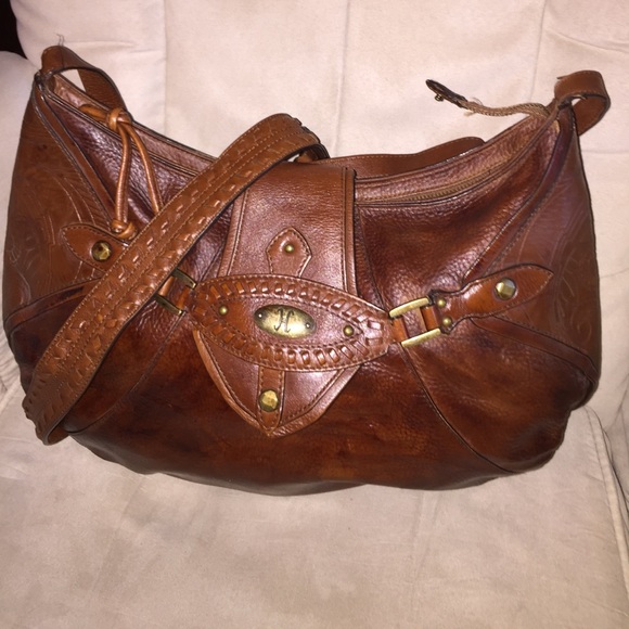 COLE HAAN LARGE LEATHER BAG - Picture 1 of 6