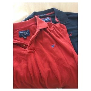 2 American Eagle Polo Shirts 2 American Eagle Polo Shirts