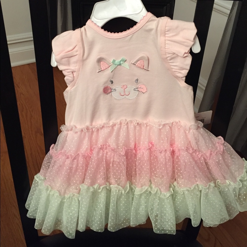 Little Me NWT tutu popover Kitten