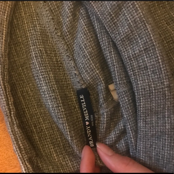 Brandy Melville soft multi gray yoga pant/leggings - Picture 2 of 4