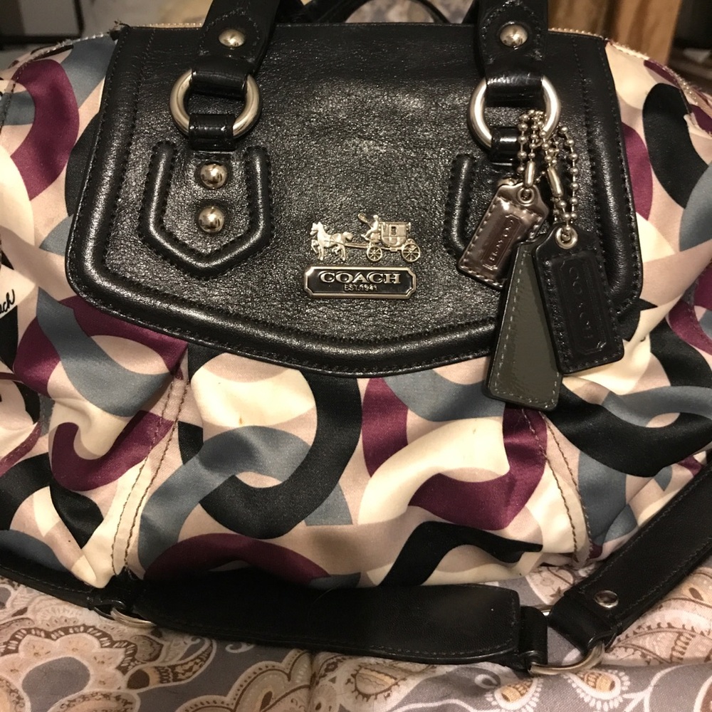 Coach 14319 Madison Op Art Audrey Satchel