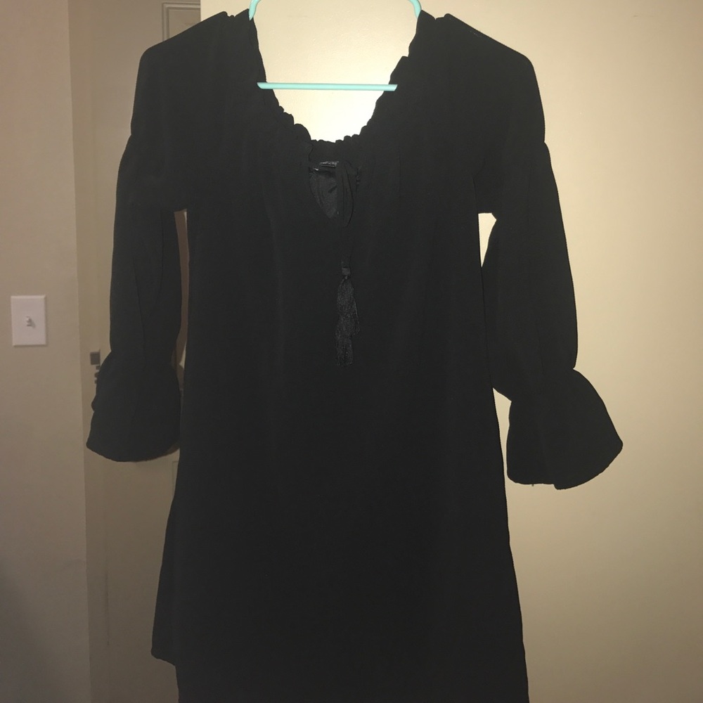 Black Off the Shoulder Dress